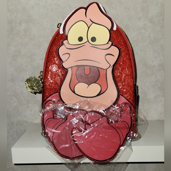 🦀🪸NWT Little Mermaid Sebastain Loungefly🪸🦀 (RARE) - Picture 6 of 7